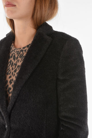 Alpaca and Wool 1-Button Blazer