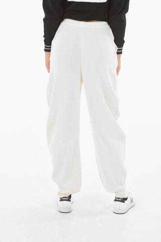 Joggers in maglia con elastico in vita