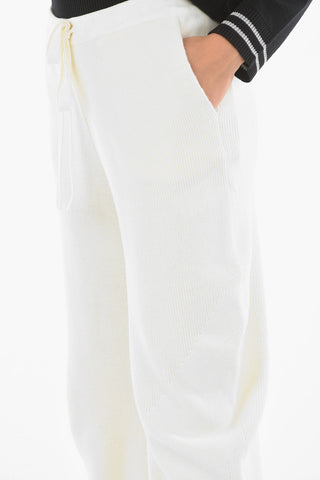 Joggers in maglia con elastico in vita