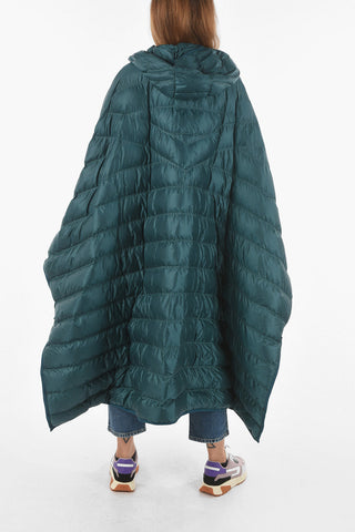 Front Zip Hooded W-MYLENE Padded Cape