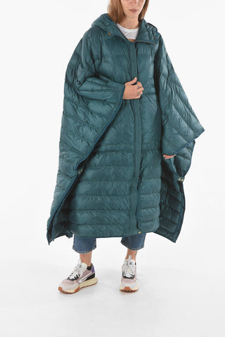 Front Zip Hooded W-MYLENE Padded Cape