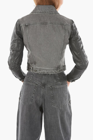 Leather and Denim L-LYLE Jacket