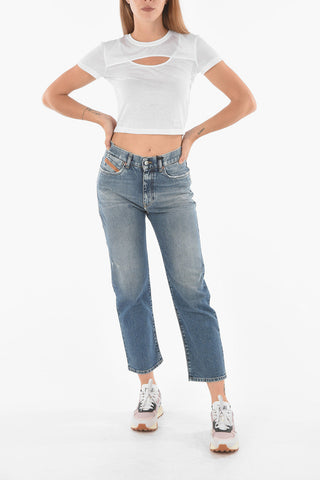 Jeans Boyfriend Fit D-AIR a Vita Regolare 18cm L.32