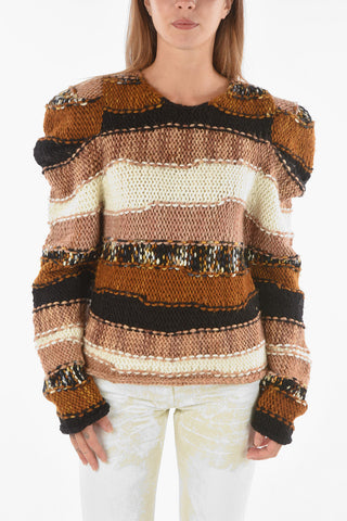 leg-o-mutton sleeve Merino Wool VIOLETA Sweater