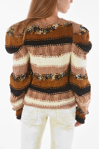 leg-o-mutton sleeve Merino Wool VIOLETA Sweater