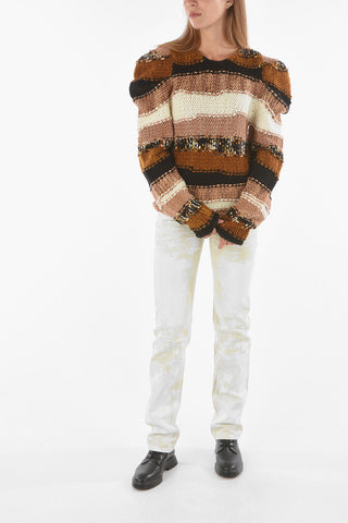 leg-o-mutton sleeve Merino Wool VIOLETA Sweater
