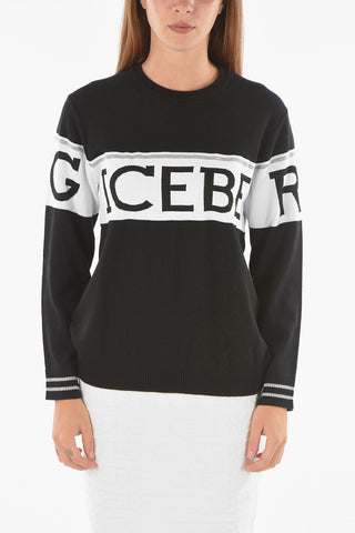 Maglia girocollo in lana vergine