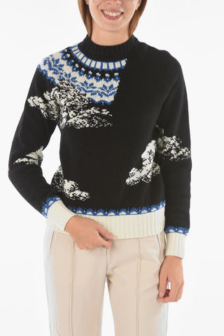 JUN TAKAHASH wool crew-neck sweater