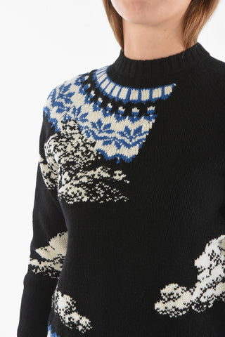 JUN TAKAHASH wool crew-neck sweater