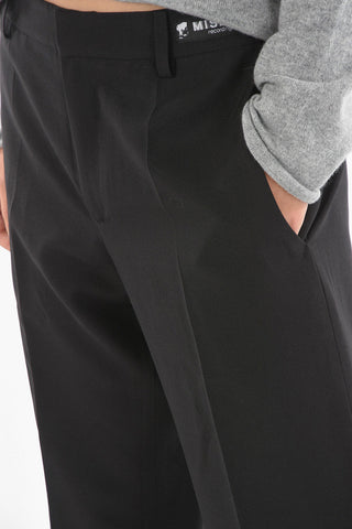 ankle split 4 pockets pants