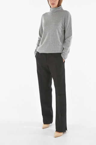 ankle split 4 pockets pants