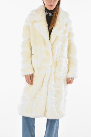 Maxi Cappotto in Ecopelliccia Open Front