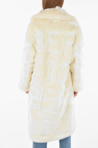 Maxi Cappotto in Ecopelliccia Open Front
