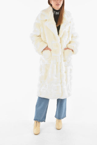 Maxi Cappotto in Ecopelliccia Open Front