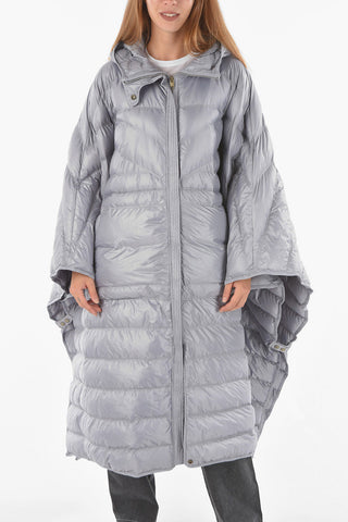 Front Zip Hooded W-MYLENE Padded Cape