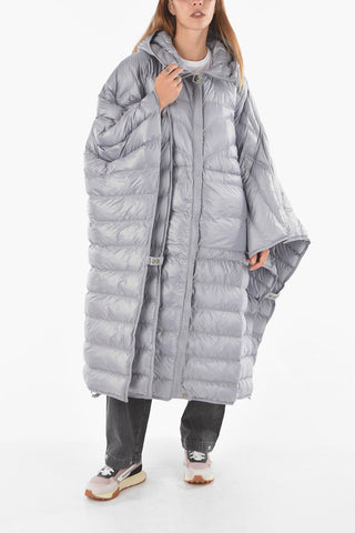 Front Zip Hooded W-MYLENE Padded Cape