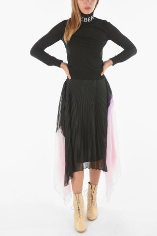 Maglia in lana vergine a collo alto