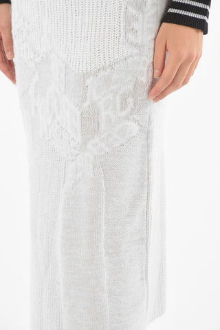 gonna a tubino in maglia