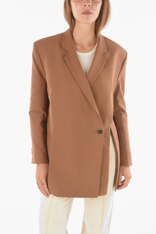 two front slits JAMA 1-button blazer