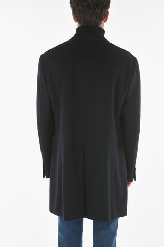Virgin Wool Lined Coat