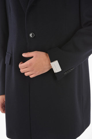 Virgin Wool Lined Coat