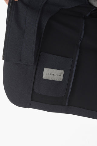 Blazer in Tessuto Elasticizzato con Chest Piece Removibile