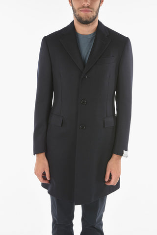 Cappotto in Lana Vergine con Tasche con Aletta