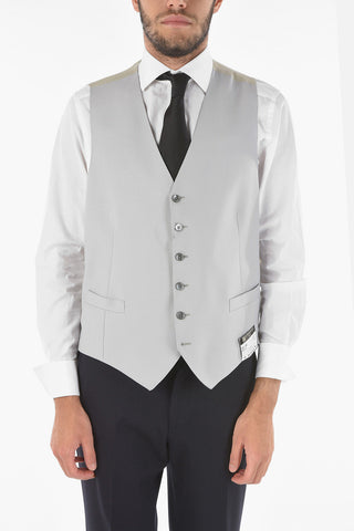Extrafine Virgin Wool MANTUA Two-tone Vest