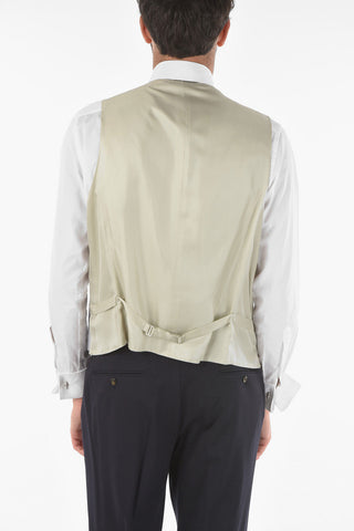 Extrafine Virgin Wool MANTUA Two-tone Vest