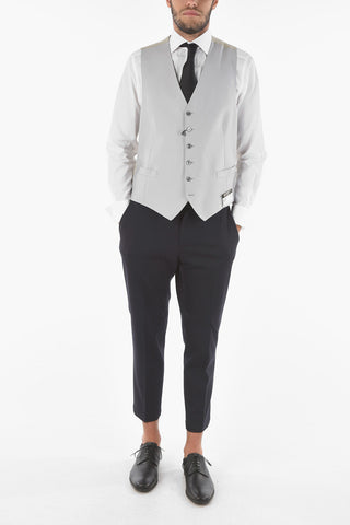 Extrafine Virgin Wool MANTUA Two-tone Vest