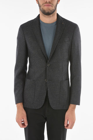 CC COLLECTION Cashmere Blend RIGHT Blazer with Iconic Beetle Brooch