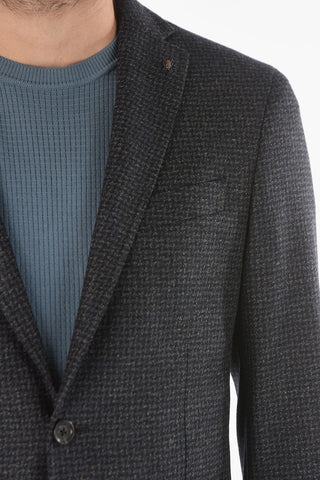 CC COLLECTION Cashmere Blend RIGHT Blazer with Iconic Beetle Brooch