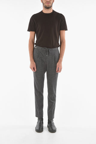 Pantaloni Chino LIGHT a Una Pince con Elastico in Vita