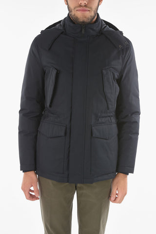 CC COLLECTION 4-pocket LEON Down Parka with Removable Hood