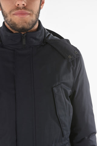 CC COLLECTION 4-pocket LEON Down Parka with Removable Hood