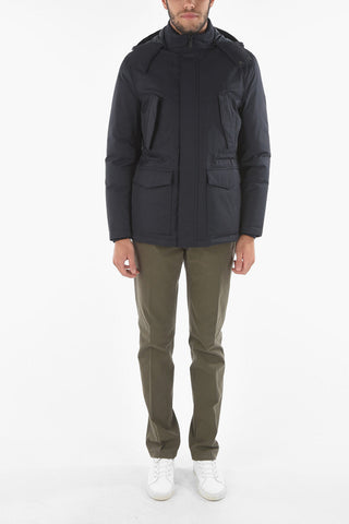 CC COLLECTION 4-pocket LEON Down Parka with Removable Hood