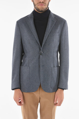ID Blazer in Motivo Herringbone con Revers Classico