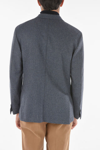 ID Blazer in Motivo Herringbone con Revers Classico
