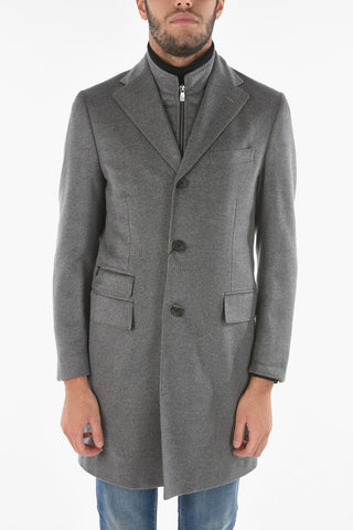ID Virgin Wool IDENTITY Coat with Removable Chest PIece