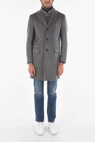 ID Virgin Wool IDENTITY Coat with Removable Chest PIece