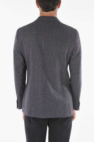 CC COLLECTION Cashmere Blend RIGHT Blazer with Iconic Beetle Brooch