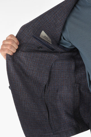CC COLLECTION Cashmere Blend RIGHT Blazer with Iconic Beetle Brooch