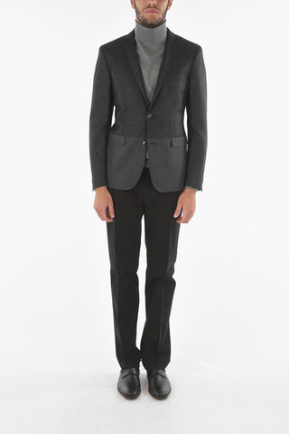 CC COLLECTION Double Layered RESET Blazer with Notch Lapel