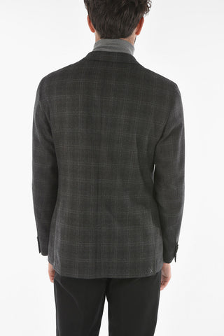 CC COLLECTION Tartan RIGHT Blazer with Iconic Beetle Brooch