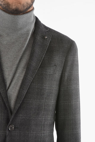 CC COLLECTION Tartan RIGHT Blazer with Iconic Beetle Brooch
