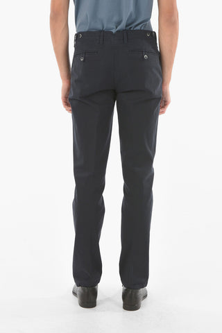 ID Stretchy Cotton M ALGA 426 5-pocket Pants with Belt Loops