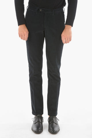 ID Ribbed Velour M VELLO FOX Chino Pants with Belt Loops