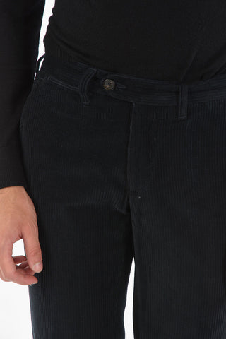 ID Ribbed Velour M VELLO FOX Chino Pants with Belt Loops