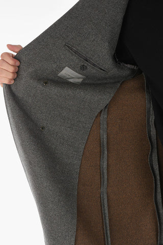 Cappotto Doppiopetto con Reverse a Lancia
