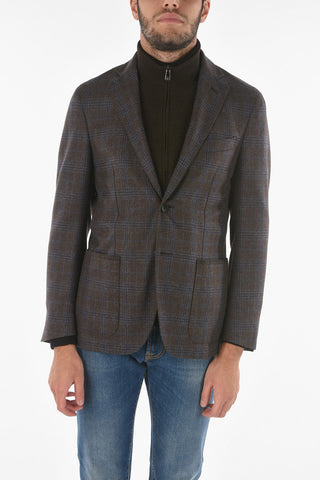ID Extrafine VIrgin Wool Blazer with Removable Chest Piece